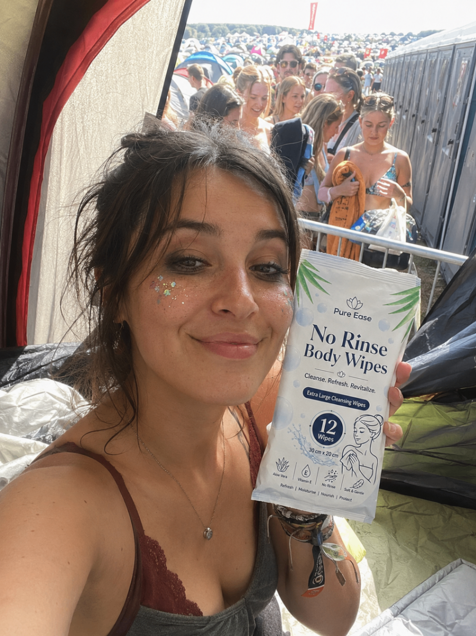 Mia T. at the festival