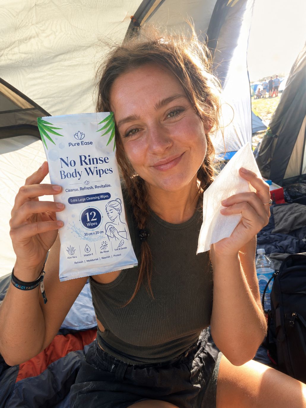Leah P. at the festival