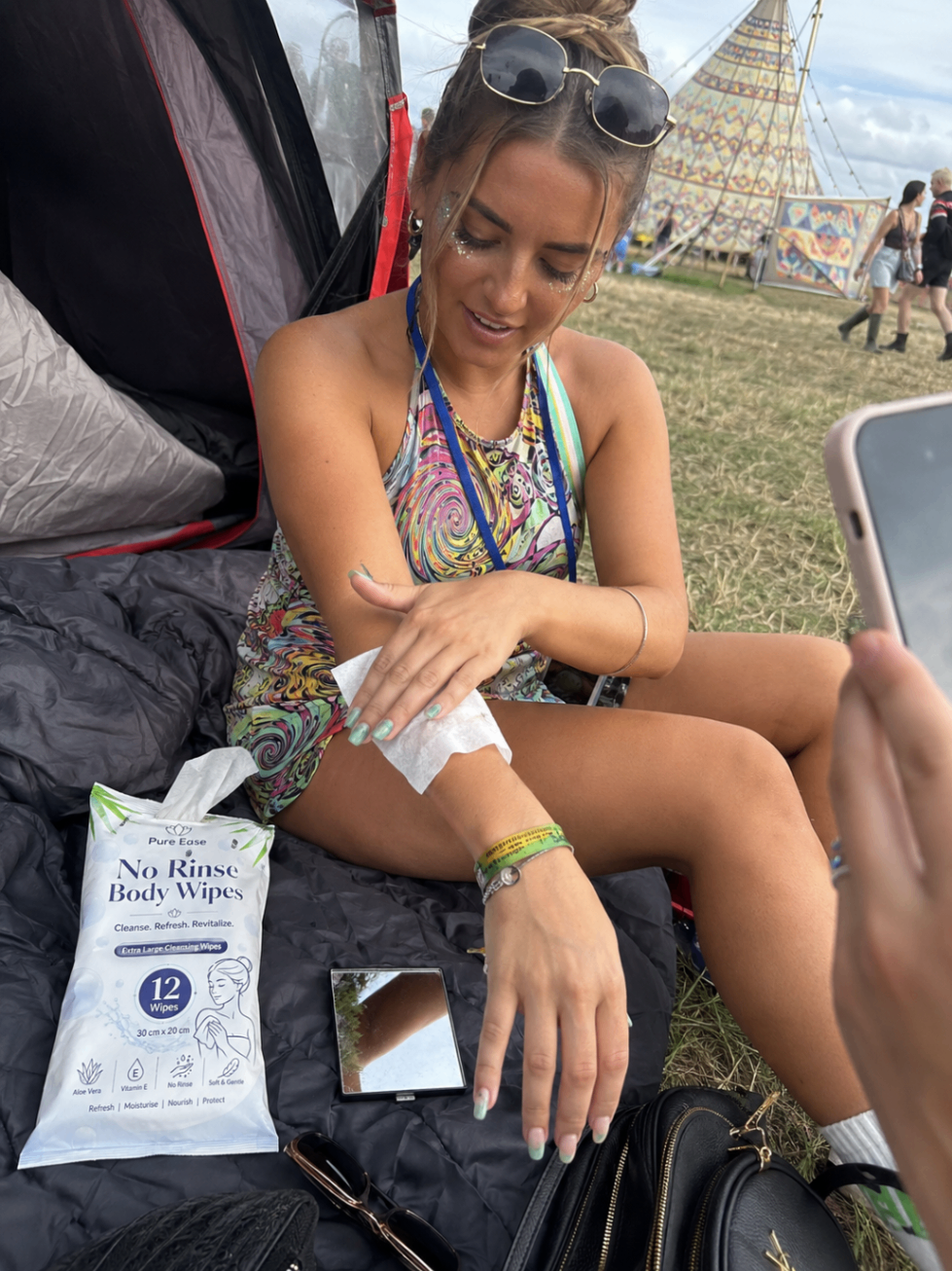 Chloe B. at the festival